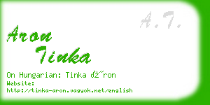aron tinka business card
